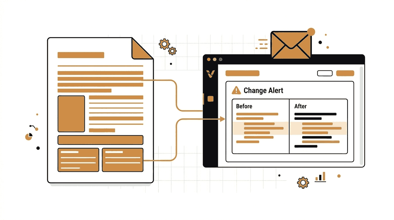How to Monitor Terms of Service and Privacy Policy Changes Automatically