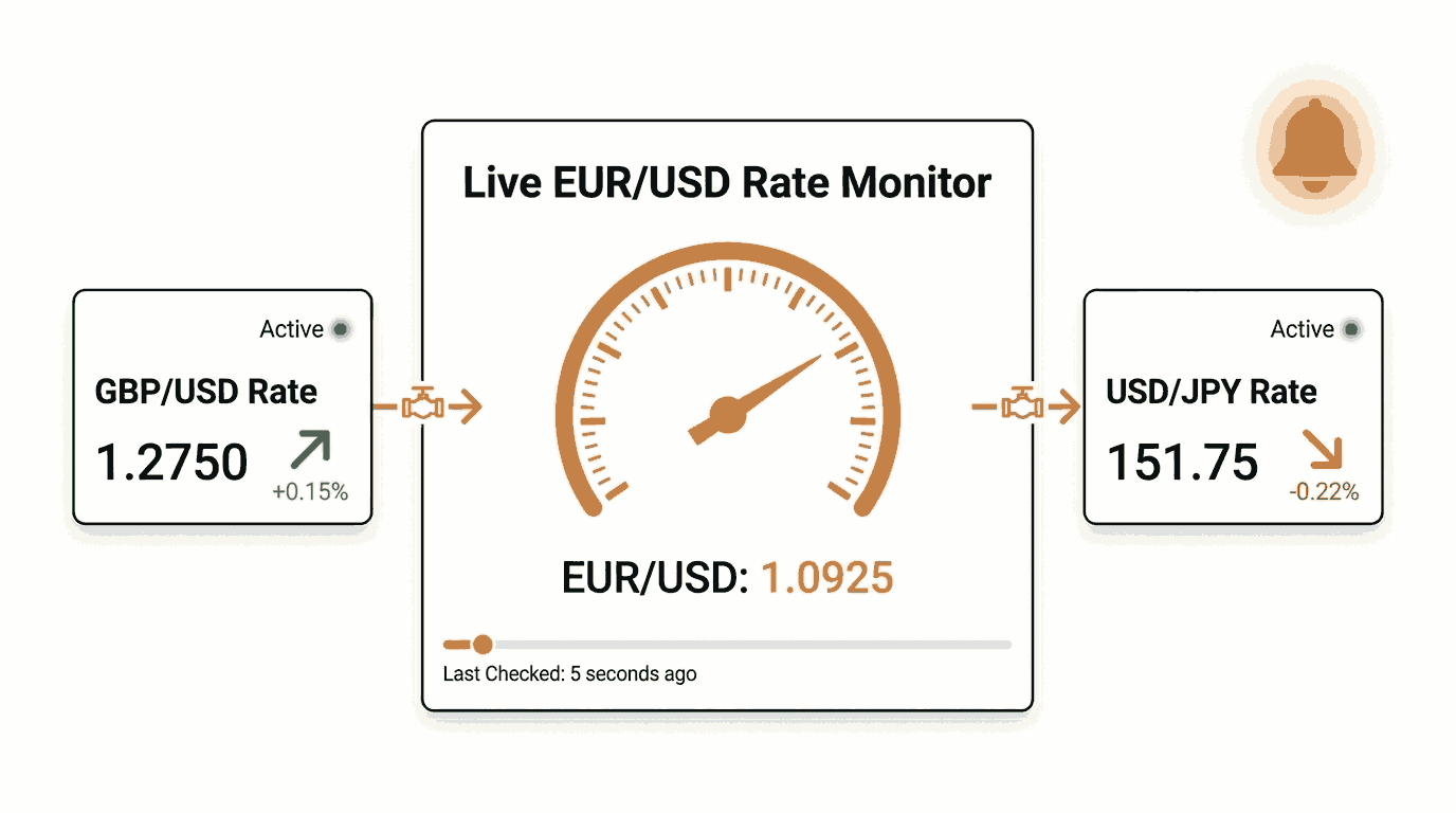 How to Monitor Currency Exchange Rates and Get FX Rate Alerts with Verid